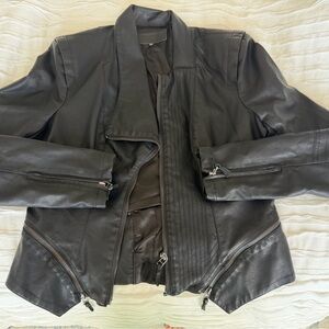 Blank NYC Black Leather Jacket